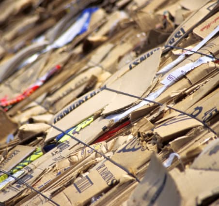 cardboard and other materials recycling